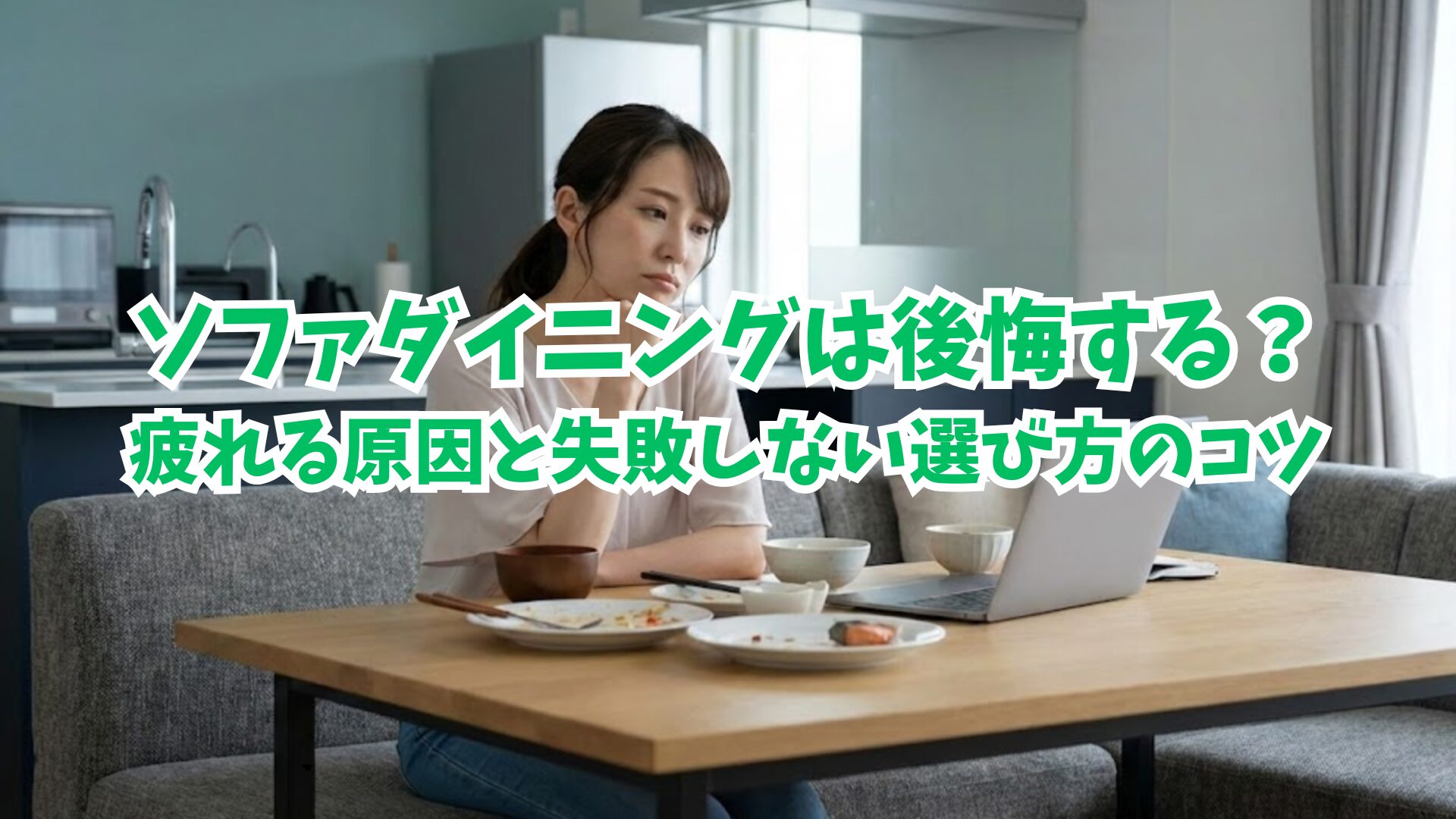ソファダイニングは後悔する？疲れる原因と失敗しない選び方のコツ