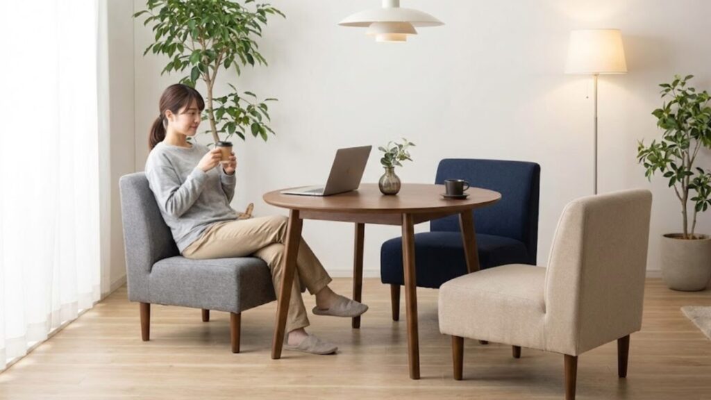 おしゃれな1人掛けタイプを組み合わせて活用する