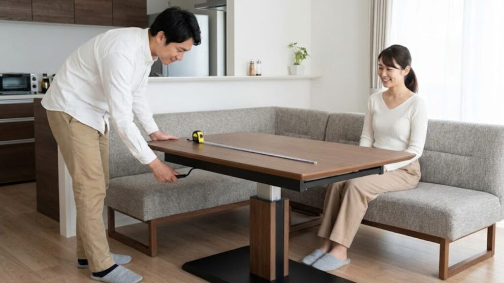 失敗を防ぐテーブルとソファの高さバランス