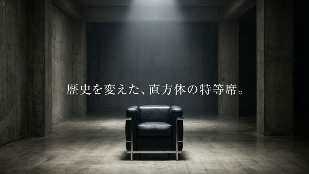 歴史を変えた、直方体の特等席であるLC2ソファ