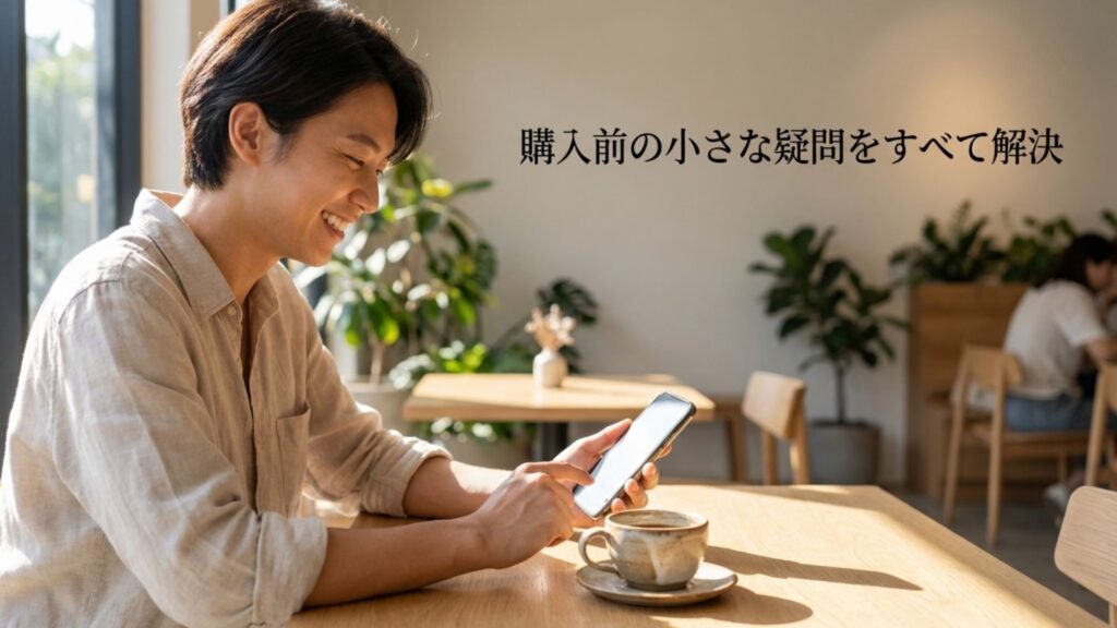 クッション購入前の疑問を解決するQ&Aのイメージ