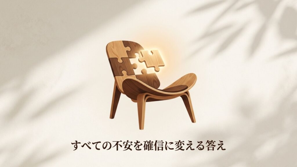 すべての不安を確信に変える答え