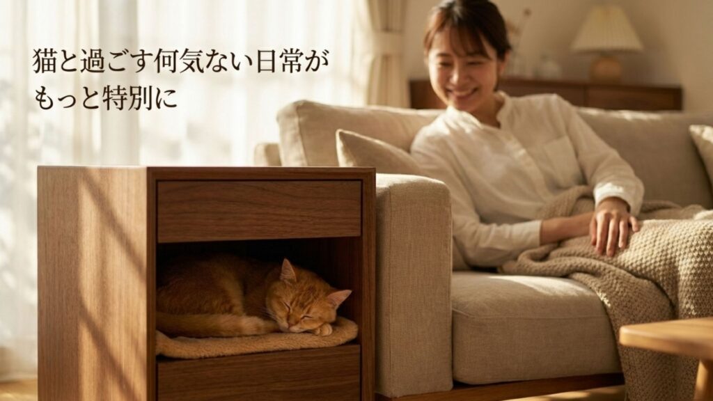 猫と過ごす何気ない日常がもっと特別に