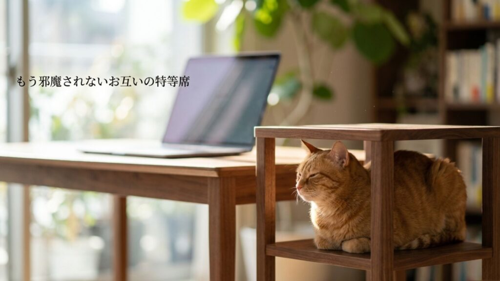 もう邪魔されないお互いの特等席