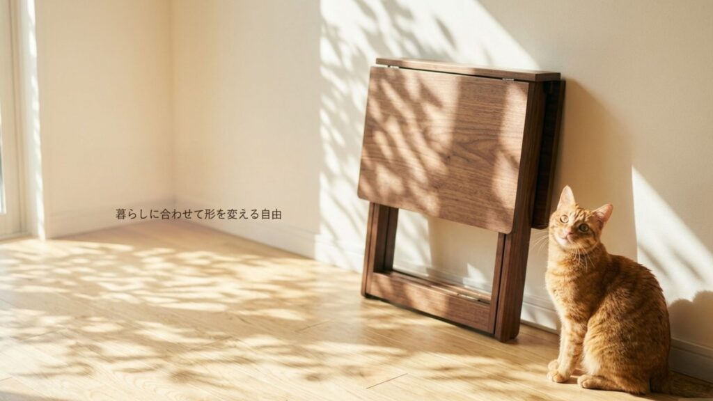 暮らしに合わせて形を変える自由