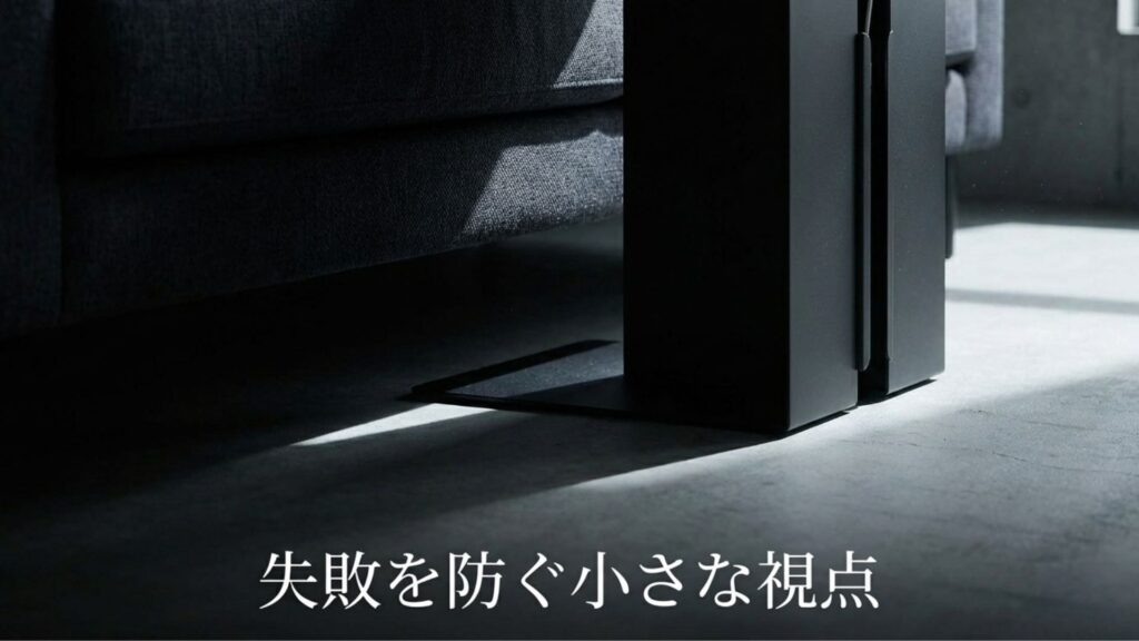 失敗を防ぐための細かなチェックポイントを意識させるイメージ