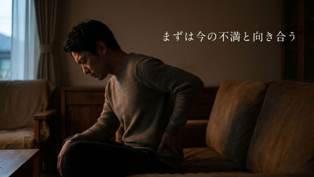 「まずは今の不満と向き合う」というメッセージ