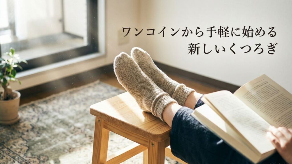 ワンコインから手軽に始める新しいくつろぎというテキスト