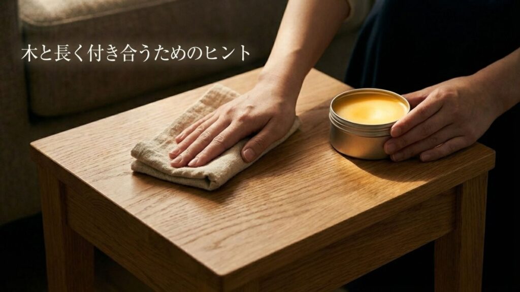 木と長く付き合うためのヒント