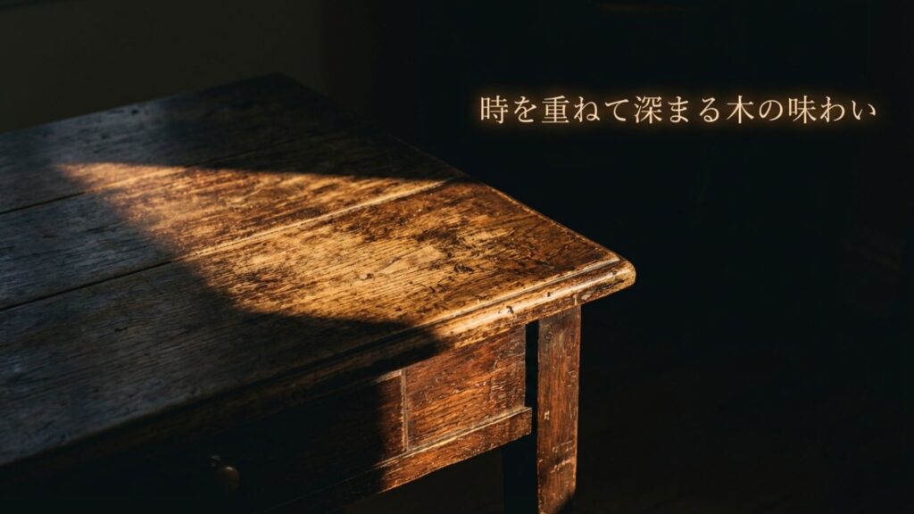時を重ねて深まる木の味わい