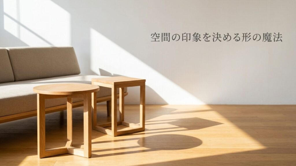 空間の印象を決める形の魔法