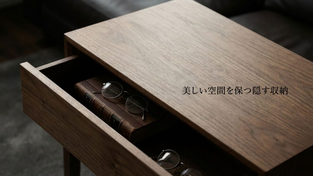 美しい空間を保つ隠す収納